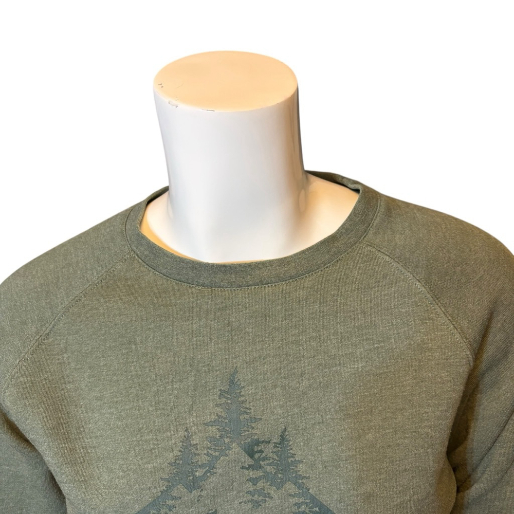 Marmot Forest Graphic Crewneck Sweatshirt, S, Outdoor, Moss Green - Picture 3 of 15